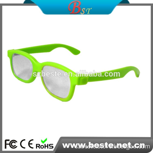2D pictures pomp out plastic 3d chromadepth glasses